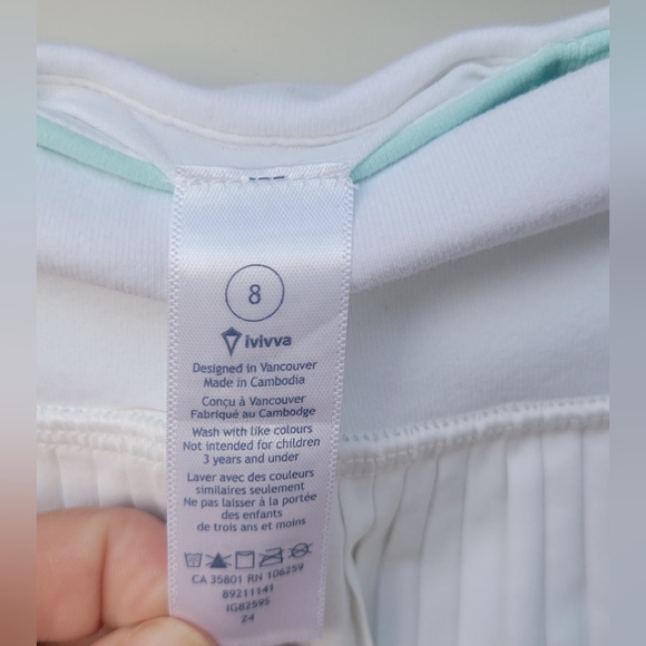 Ivivva by Lululemon pleated skort - Picture 2 of 4